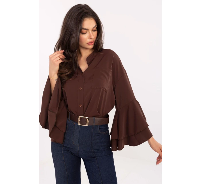 Košile s dlouhým rukávem  model 219625 Rue Paris