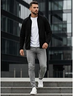 Bluza męska rozpinana czarna model 22103254 - FashionStreet