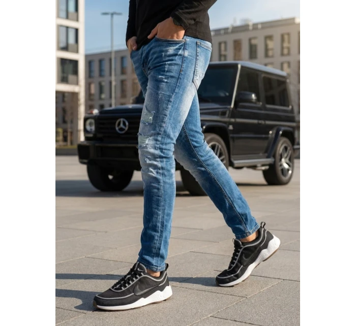 Pánské modré kalhoty Dstreet model 21965180 - FashionStreet