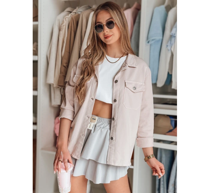 mini sukně s volánem světle šedá Dstreet model 21986580 - FashionStreet