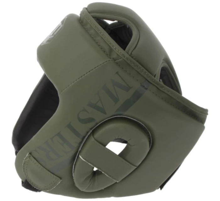 Boxerská přilba MASTERS KTOP-PU-MATT "M" zelená