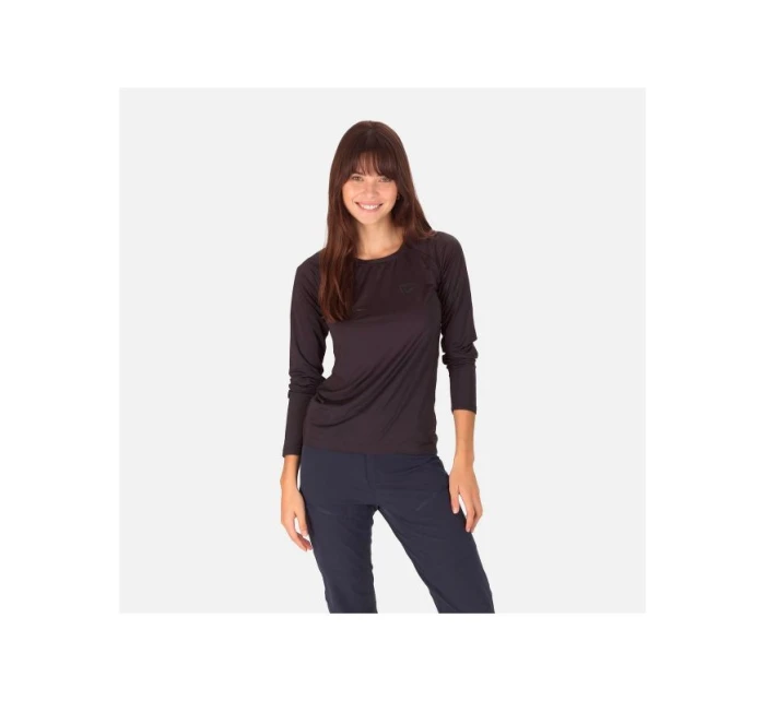 Termo tričko ROSSIGNOL W Skpr Ls Tee černá