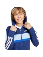 Dětské tepláky adidas Seasonal Essentials Tiberio 3-Stripes French Terry navy blue JI6035 Dětské tepláky adidas Seasonal Essentials Tiberio 3-Stripes French Terry navy blue JI6035