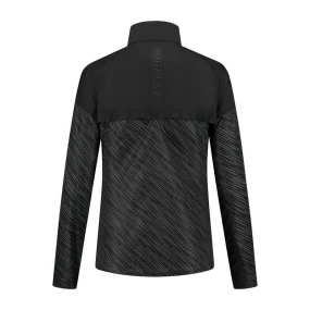 Rogelli ESSENTIAL HIVIS bunda černá 2XL