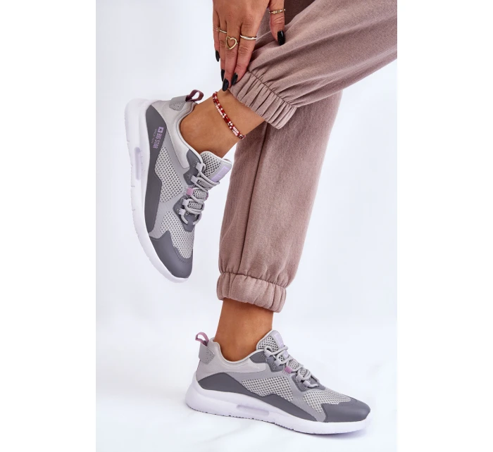 Dámská sportovní obuv Tenisky Big Star LL274371 Šedá Dámská sportovní obuv Tenisky Big Star LL274371 Šedá