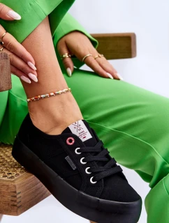 Dámské Tenisky na platformě Cross Jeans LL2R4039 Černá