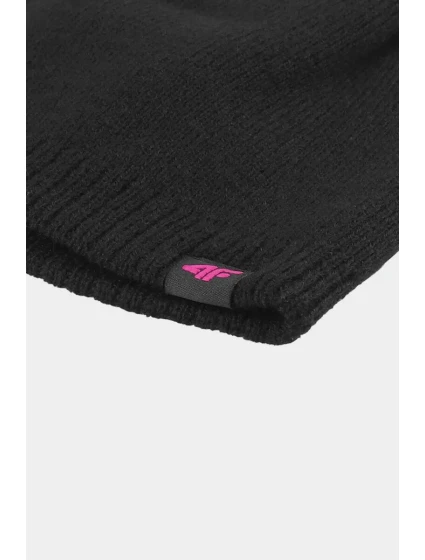 Zimní dámská čepice model 21645287 Černá - 4F