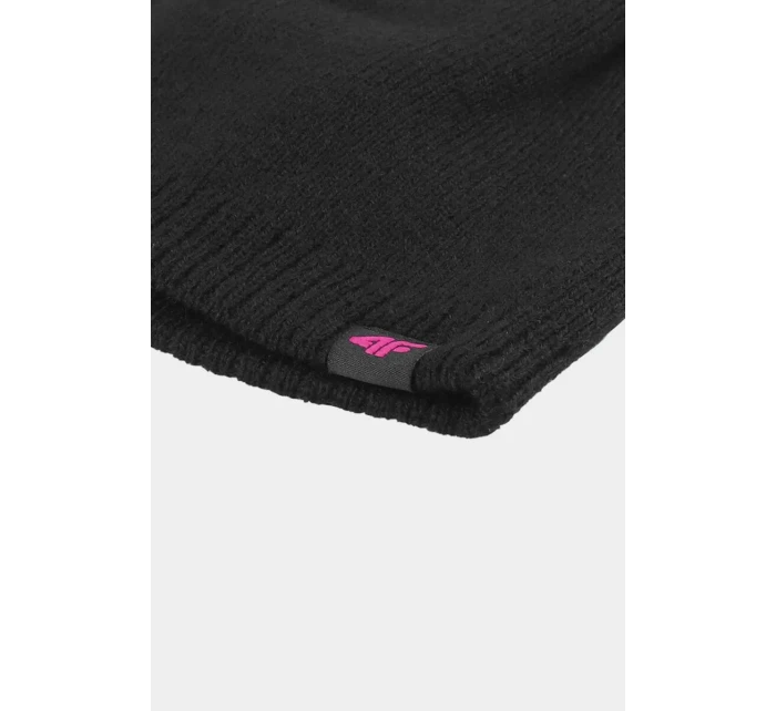 Zimní dámská čepice model 21645287 Černá - 4F