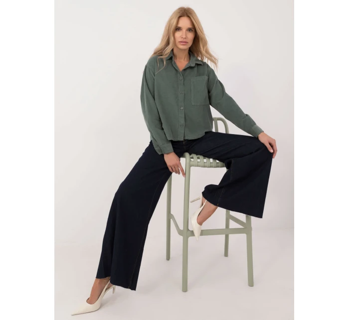 Koszula model 20497638 ciemny zielony - FPrice