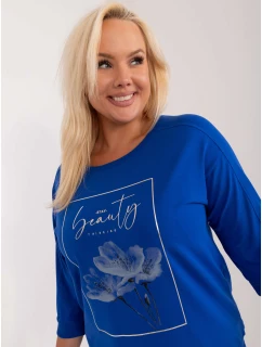 Bluzka RV BZ model 21370610 kobaltowy - FPrice