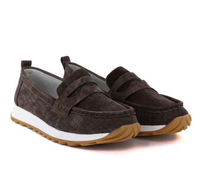 Lodičky Sergio  v tělové barvě s podpatkem model 21905083 - LEONE