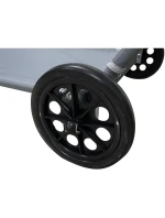 Skládací plážové lehátko se stříškou na kolečkách 116x62x62-90CM šedé Skládací plážové lehátko se stříškou na kolečkách 116x62x62-90CM šedé