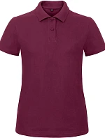 B&C ID.001 /women Dámské piqué polo 01.ID10 wine