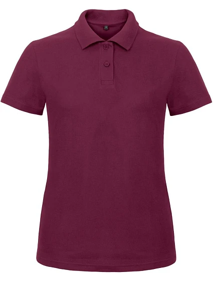 B&C ID.001 /women Dámské piqué polo 01.ID10 wine B&C ID.001 /women Dámské piqué polo 01.ID10 wine