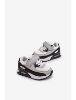 Dětské tenisky na suchý zip šedé Krissandra Dětské tenisky na suchý zip šedé Krissandra