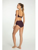 Tmavě švestkový jednoduchý maxi spodní díl - Julimex Tmavě švestkový jednoduchý maxi spodní díl - Julimex