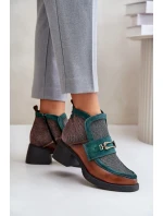 Boty na podpatku model 219253 Step in style Boty na podpatku model 219253 Step in style