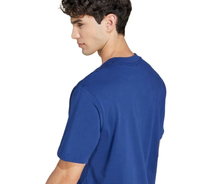 Pánské tričko adidas Essentials Small Logo Single Jersey modré JF1093 pánské Pánské tričko adidas Essentials Small Logo Single Jersey modré JF1093 pánské
