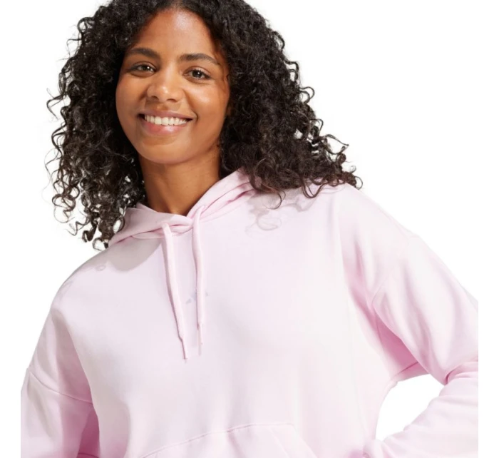 Dámská mikina adidas Essentials Small Logo Feel Cozy Hoodie pink JN1856 Dámská mikina adidas Essentials Small Logo Feel Cozy Hoodie pink JN1856