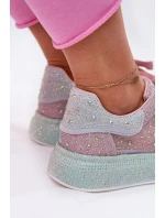 Zdobené sneakersy na platformě GOE RR2N4009 Multikolor