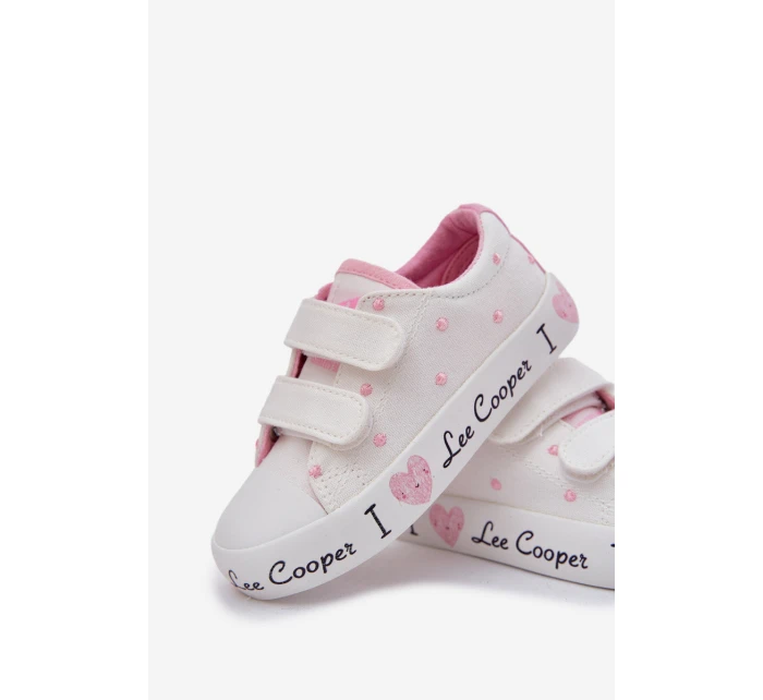 Dívčí Tenisky Na Suchý Zip model 21693985 Bílé - Lee Cooper