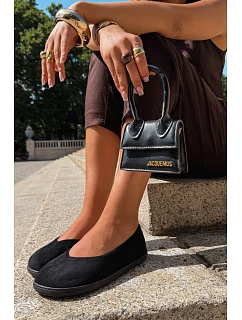 Dámské barefoot baleríny černé Hollin