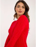 Sweter AT SW czerwony model 20493317 - FPrice Sweter AT SW czerwony model 20493317 - FPrice