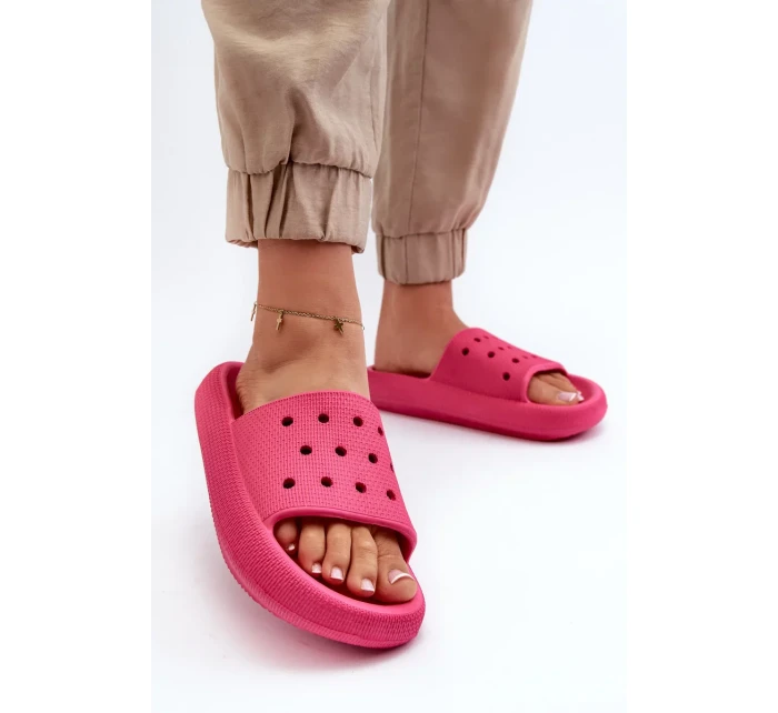 Dámské pěnové pantofle se silnou podrážkou Fuchsia Beula Dámské pěnové pantofle se silnou podrážkou Fuchsia Beula