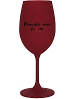 MAMINKA MIMO PROVOZ - bordo sklenice na víno 350 ml
