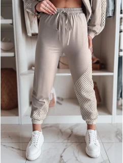 Dámské tepláky ELEGRA mocha FashionStreet UY2515