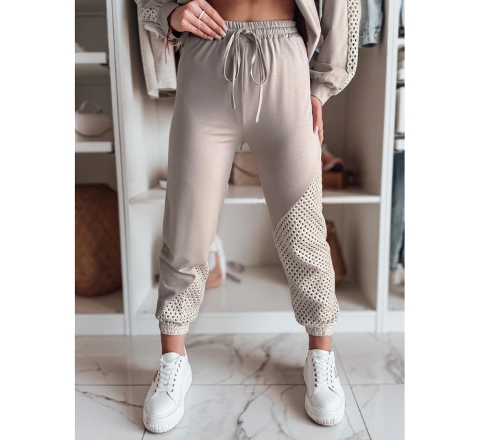 Dámské tepláky ELEGRA mocha FashionStreet UY2515 Dámské tepláky ELEGRA mocha FashionStreet UY2515