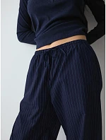 Kalhoty Mix & Match Trousers Poplin modré - TRIUMPH