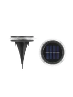 SOLÁRNÍ DISKOVÉ LAMPY PRO MONTÁŽ NA ZEM NEBO NA ZEĎ 2KS SOLÁRNÍ DISKOVÉ LAMPY PRO MONTÁŽ NA ZEM NEBO NA ZEĎ 2KS