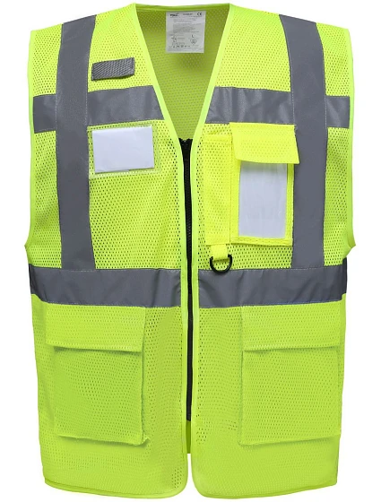 Yoko HVW 820 Hi-Vis síťovaná bezpečnostní vesta 79.W820 hi vis yellow Yoko HVW 820 Hi-Vis síťovaná bezpečnostní vesta 79.W820 hi vis yellow
