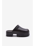 Dámské žabky na masivní podešvi Big Star NN274014 Černé Dámské žabky na masivní podešvi Big Star NN274014 Černé