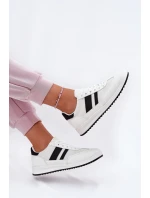 Dámské Tenisky Z Eko Semiše Bílé model 21691096 - Boto Dámské Tenisky Z Eko Semiše Bílé model 21691096 - Boto