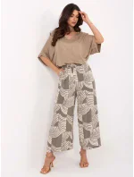 Kalhoty D73771M62237G khaki Kalhoty D73771M62237G khaki