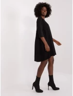 Šaty RV SK model 16328028 černá - FPrice Šaty RV SK model 16328028 černá - FPrice