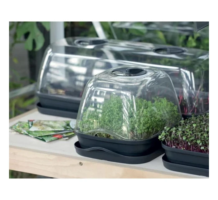 SKLENĚNÝ STŮL 3,6 L RESPANA GREENHOUSE 2 ANTHRACITE dětské