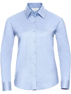 Russell Athletic 932F Halenka Oxford s dlouhým rukávem 11.932F oxford blue
