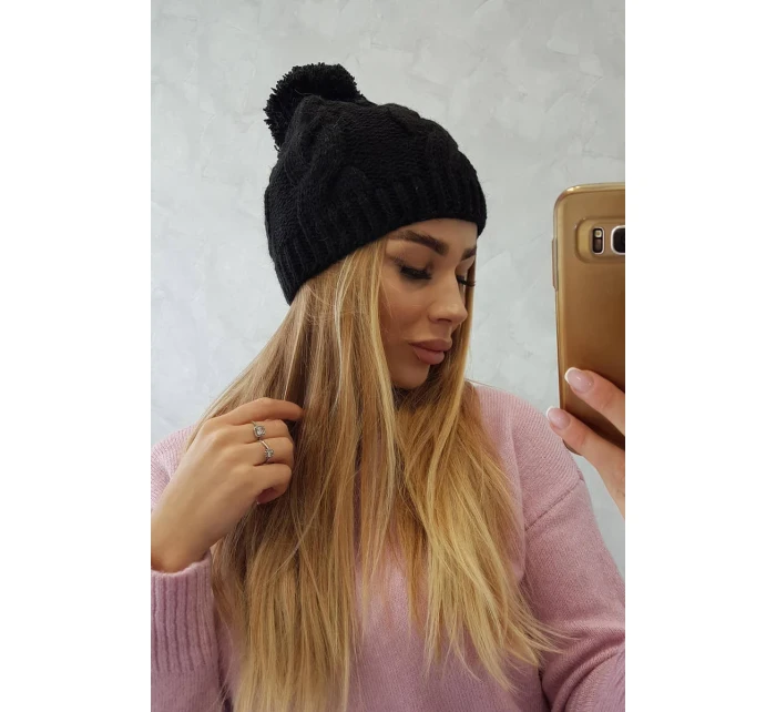 Fleecová čepice Stefania K278 černá