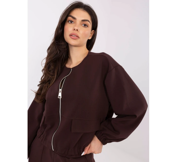 Bluza MJ BL model 21766137 ciemny brązowy - FPrice