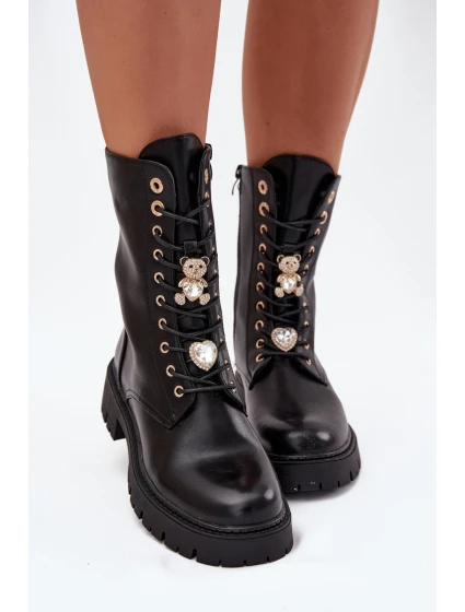 Dámské zateplené workery Lomina – černé Dámské zateplené workery Lomina – černé