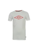 Umbro Cotton Logo T Shirt Boys White - Bílá / 11-12 - Umbro
