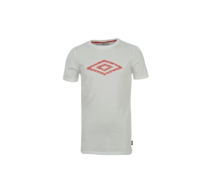 Umbro Cotton Logo T Shirt Boys White - Bílá / 11-12 - Umbro