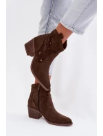 Boty na podpatku  model 223850 Step in style