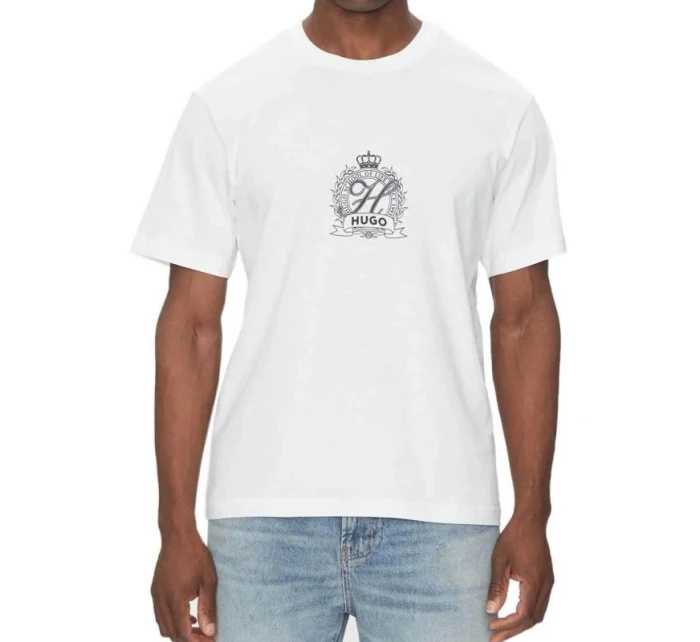 Tričko HUGO Daminor bílé (50538246-100) Tričko HUGO Daminor bílé (50538246-100)