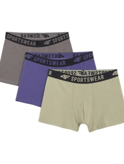 Chlapecké boxerky 4F M061 3pak vícebarevné 1 4FJWAW25UBXSM061 91S