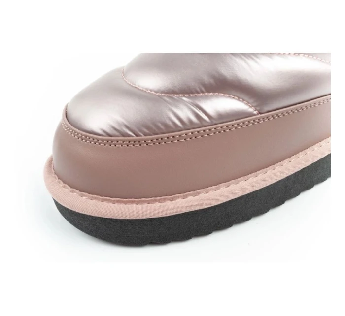 D.Franklin sněhule dámské zimní módní zateplené boty rose gold dámské