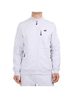 Pánská mikina 4F M2547 cool light grey melange 4FWMM00TSWSM2547 27M pánské